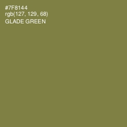 #7F8144 - Glade Green Color Image